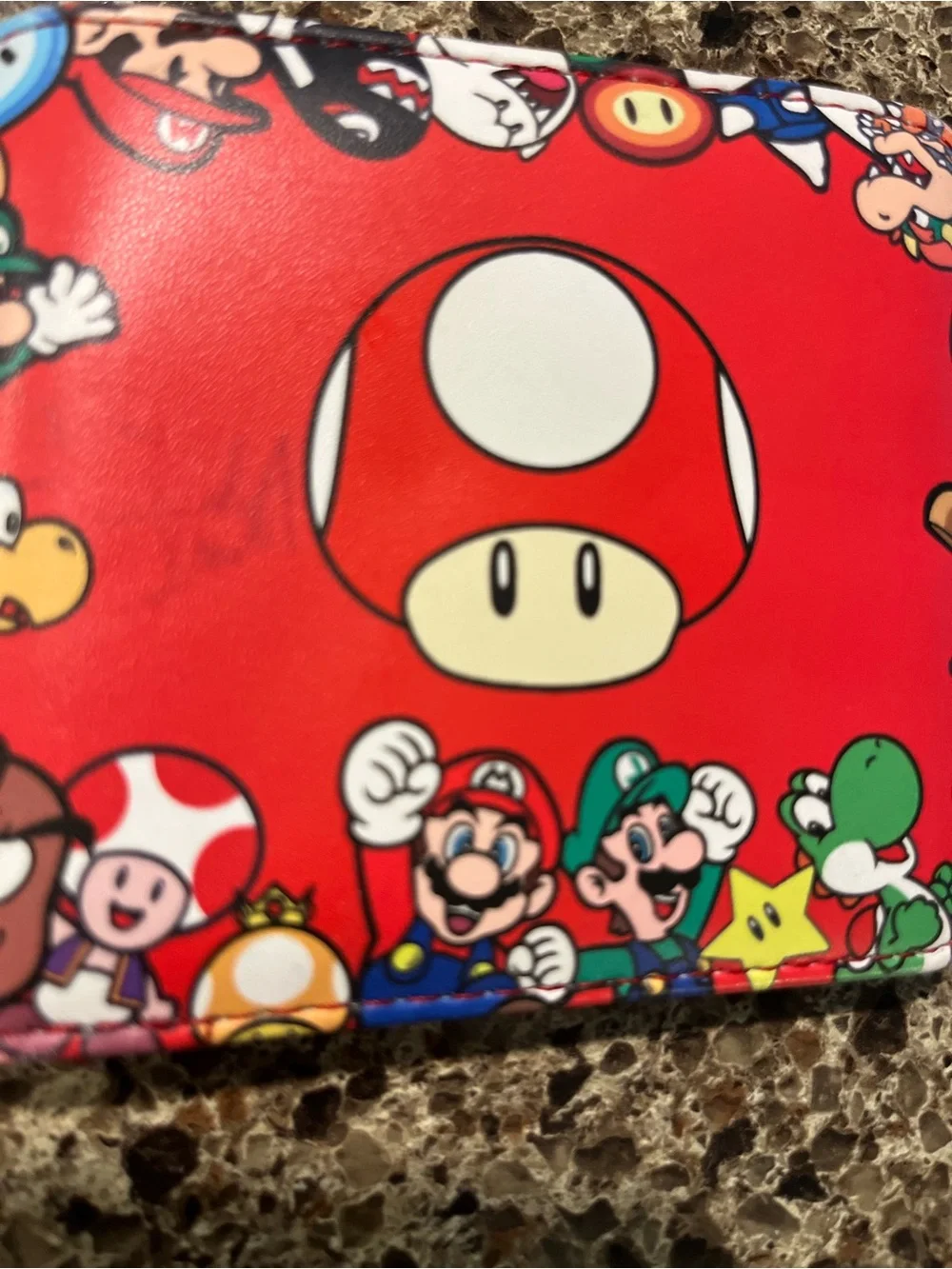 Nintendo Super Mario Red Mushroom Wallet